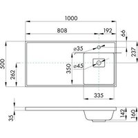 Умывальник Акватон Лайн 100 1A72073KLF010 - Превью изображения №4 — Интернет-Магазин TECNO.BY