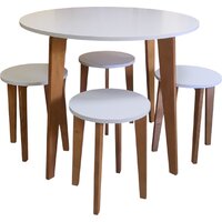 Mio Tesoro Леванто (белый/дуб натуральный)