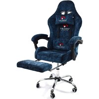 Игровое (геймерское) кресло Calviano Amarone (blue plush) - Превью изображения №3 — Интернет-Магазин TECNO.BY