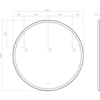 Vigo Зеркало Cosmo Comfort 1000 Image #10