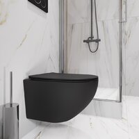 Унитаз подвесной Lauter Sulzdorf + GROHE Solido 38811KF0 + панель GROHE 37131000 (черный с микролифтом) - Превью изображения №12 — Интернет-Магазин TECNO.BY