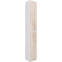 Dreja Шкаф-пенал Slim 30 99.0504 (белый глянцевый/дуб кантри) Image #5