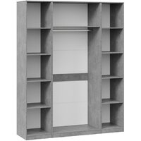 Трия Хилтон комбинированный с 4-мя дверями (ателье светлый/белый матовый) Image #2