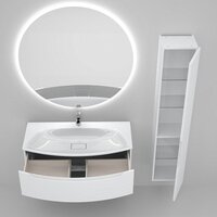  Belux Тумба под умывальник Ганновер НП 120-02 (1, белый глянец) - Превью изображения №5 — Интернет-Магазин TECNO.BY