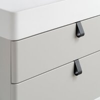 Lauter Тумба с умывальником Estel 70 + Solid Surface (светло-серый п/мат) Image #7