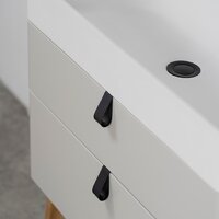 Lauter Тумба с умывальником Estel 70 + Solid Surface (светло-серый п/мат) Image #6