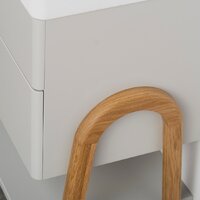 Lauter Тумба с умывальником Estel 70 + Solid Surface (светло-серый п/мат) Image #11