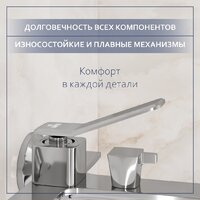 Смеситель Lauter Allure 21CK6618C с лейкой Living Daisy 21S10167 - Превью изображения №5 — Интернет-Магазин TECNO.BY