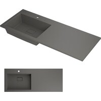 Умывальник Roxen Faber 110L 30010110L-DG (серый) - Превью изображения №2 — Интернет-Магазин TECNO.BY