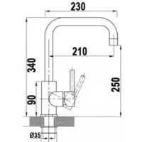 Смеситель Wisent WP49-098-4-30 - Превью изображения №5 — Интернет-Магазин TECNO.BY