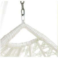 M-Group Капля Люкс 11030104 (белый ротанг/зеленая подушка) Image #6