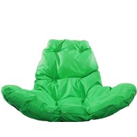 M-Group Капля Люкс 11030104 (белый ротанг/зеленая подушка) Image #4