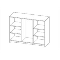 Mio Tesoro Сириус 2 двери и 3 ящика 117x95 2.02.03.340.5 (дуб венге) Image #6