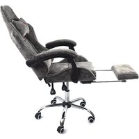 Игровое (геймерское) кресло Calviano Amarone (dark grey plush) - Превью изображения №4 — Интернет-Магазин TECNO.BY