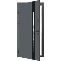 Guard Inox Black 2 96x205 (левая, Ral 7016/экосатин белый) Image #2