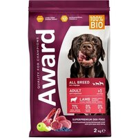 Award Adult All Breed с ягненком с индейкой с добавлением яблока и черники 2 кг