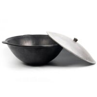 Davr Metall с крышкой плоское дно (10 л)