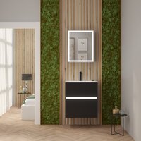 Lauter Тумба с умывальником Emma 60 (черный матовый) Image #9