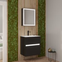 Lauter Тумба с умывальником Emma 60 (черный матовый) Image #10