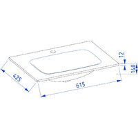 Lauter Тумба с умывальником Emma 60 (черный матовый) Image #26