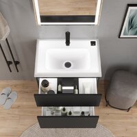 Lauter Тумба с умывальником Emma 60 (черный матовый) Image #17