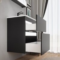 Lauter Тумба с умывальником Emma 60 (черный матовый) Image #18