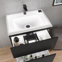 Lauter Тумба с умывальником Emma 60 (черный матовый) Image #19