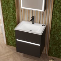 Lauter Тумба с умывальником Emma 60 (черный матовый) Image #12