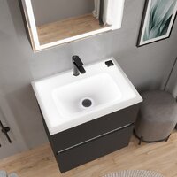 Lauter Тумба с умывальником Emma 60 (черный матовый) Image #20