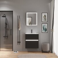 Lauter Тумба с умывальником Emma 60 (черный матовый) Image #13