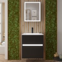 Lauter Тумба с умывальником Emma 60 (черный матовый) Image #11