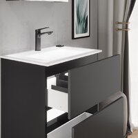 Lauter Тумба с умывальником Emma 60 (черный матовый) Image #16