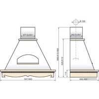 Elikor Бельведер 60П-650-П3Д (бежевый/дуб неокрашенный) Image #2