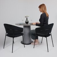 Lepremo AV 2317 МДФ+керамика 900 (серый матовый Larka Grey/черный+HPL Будда) Image #11