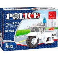 Keyixing Полицейский мотоцикл 23103 884284 (28эл)