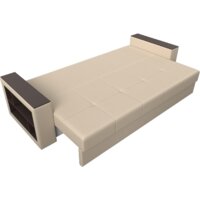 Лига диванов Дубай лайт полки слева 114333L (экокожа бежевый) Image #6