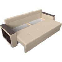 Лига диванов Дубай лайт полки слева 114333L (экокожа бежевый) Image #7