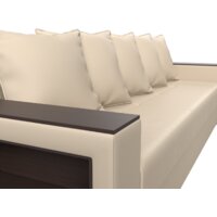 Лига диванов Дубай лайт полки слева 114333L (экокожа бежевый) Image #8