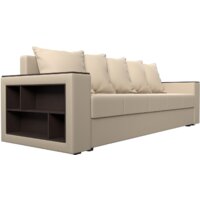Лига диванов Дубай лайт полки слева 114333L (экокожа бежевый) Image #2