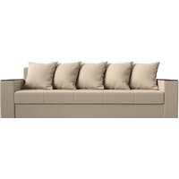 Лига диванов Дубай лайт полки слева 114333L (экокожа бежевый) Image #3