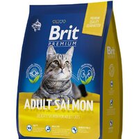 Brit Premium Cat Adult Salmon с лососем 400 г