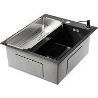 Saniteco 5060 PVD (с сифоном, дозатором и коландером) Image #3