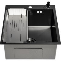 Saniteco 5060 PVD (с сифоном, дозатором и коландером)