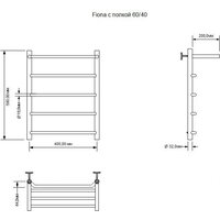 Aquanet Fiona 60x40 281997 (с полкой, правый) Image #2