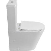 Унитаз напольный BelBagno BB2149CPR/SC (с сиденьем) - Превью изображения №5 — Интернет-Магазин TECNO.BY