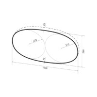 Wellsee Зеркало с фоновой LED-подсветкой 7 Rays' Spectrum 172201920, 100 x 55 см (с сенсором и регулировкой яркости освещения) Image #9