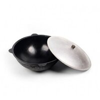 Davr Metall с крышкой плоское дно (8 л) Image #2