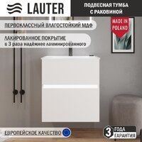 Lauter Тумба с умывальником Emma 60 (белый глянец)