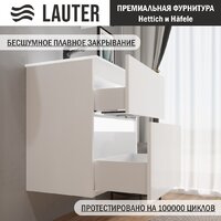  Lauter Тумба с умывальником Emma 60 (белый глянец) - Превью изображения №5 — Интернет-Магазин TECNO.BY