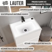  Lauter Тумба с умывальником Emma 60 (белый глянец) - Превью изображения №7 — Интернет-Магазин TECNO.BY